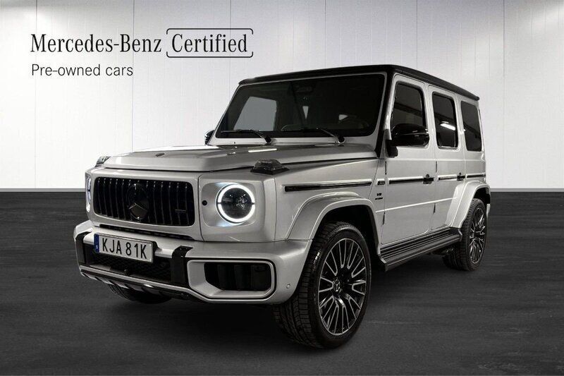 Silver Begagnad 2025 Mercedes G63 AMG SUV | 2 295 000 kr - Bild 1/4