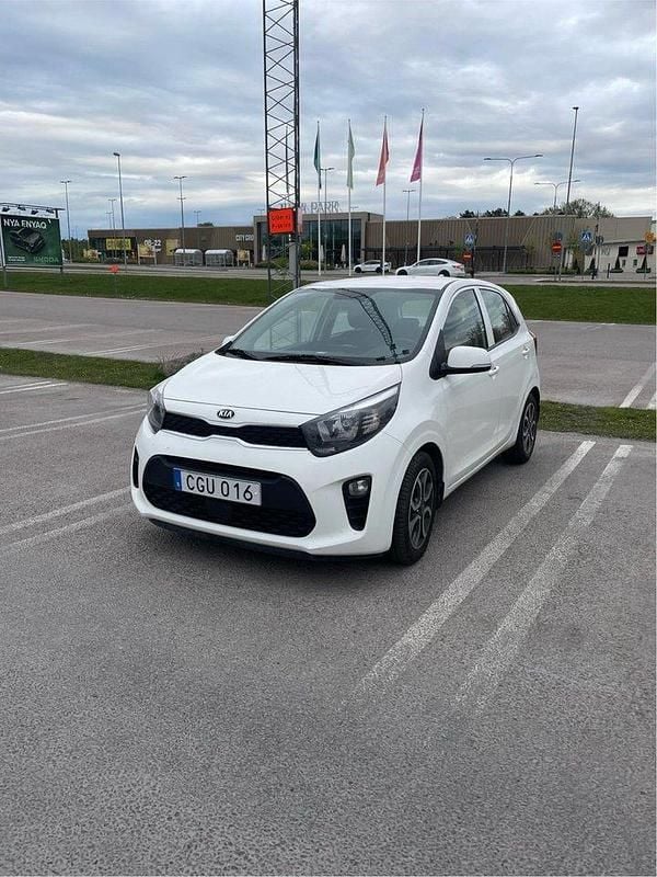 Vit Begagnad 2018 Kia Picanto Advance Halvkombi | 99 000 kr (Marknadspris) - Bild 1/4