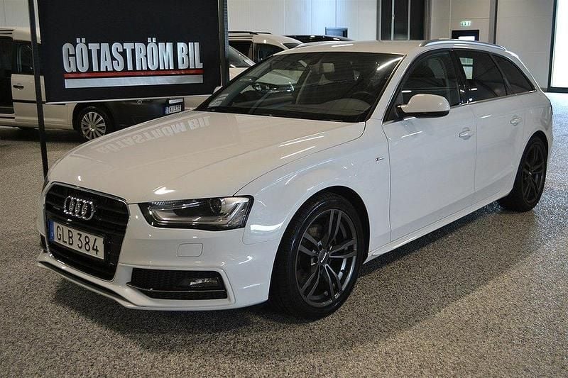 Vit Begagnad 2015 Audi A4 Kombi | 154 000 kr (Bra pris) - Bild 1/4