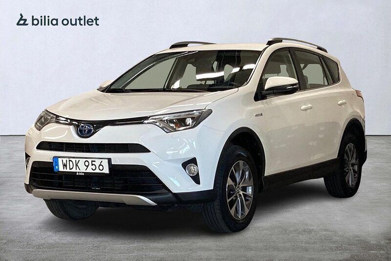 Vit Begagnad 2018 Toyota RAV4 Hybrid Active SUV | 209 900 kr (Marknadspris) - Bild 1/3
