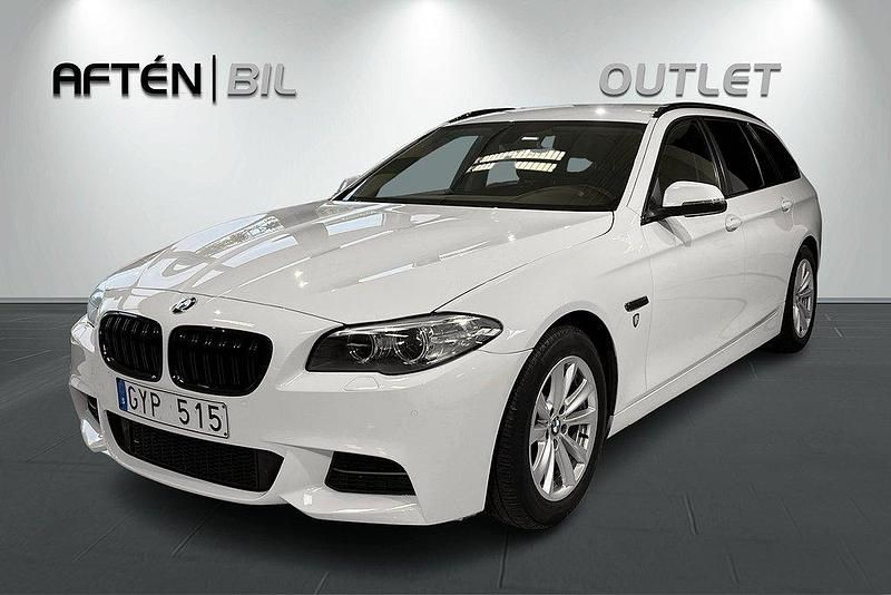 Vit Begagnad 2013 BMW 520 Kombi | 143 900 kr (Marknadspris) - Bild 1/3