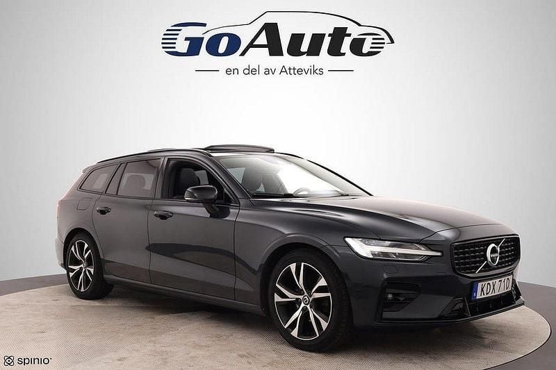 Grå Begagnad 2019 Volvo V60 R-Design Kombi | 339 500 kr (Lite dyr) - Bild 1/4