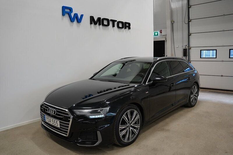 Svart Begagnad 2018 Audi A6 S-Line Kombi | 329 900 kr (Marknadspris) - Bild 1/4