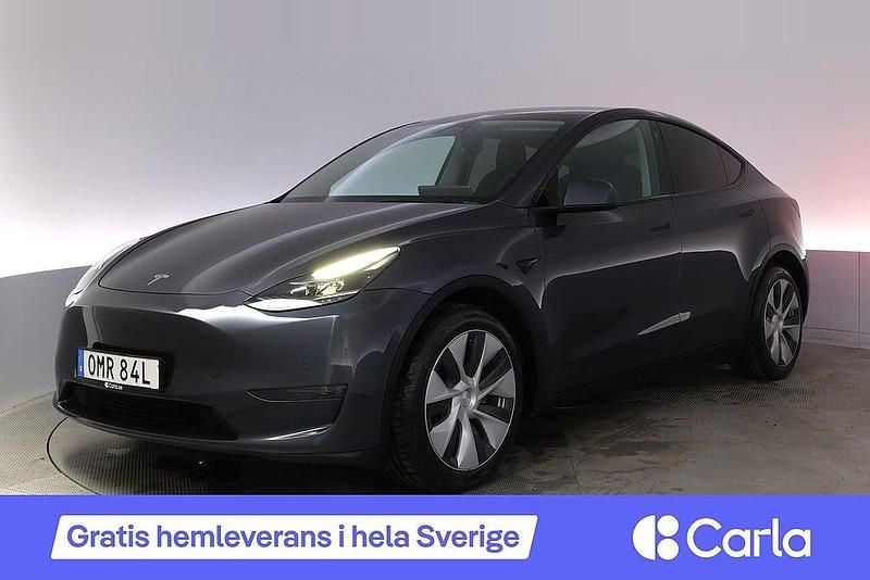 Begagnad Tesla Model Y Long Range AWD 378 kW (514 HK) 2022 Grå SUV
