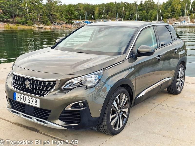 Grön Begagnad 2017 Peugeot 3008 Allure SUV | 159 900 kr (Marknadspris) - Bild 1/4