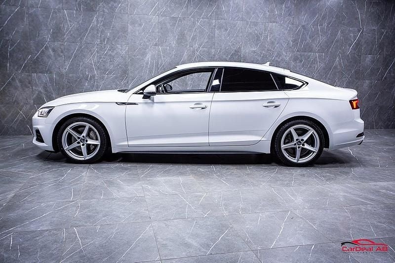 Begagnad Audi A5 Sportback Proline 245 HK (180 kW) 2019 Vit Halvkombi