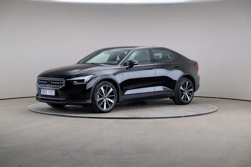Svart Begagnad 2021 Polestar 2 Long Range Single Motor Halvkombi | 309 000 kr (Marknadspris) - Bild 1/4