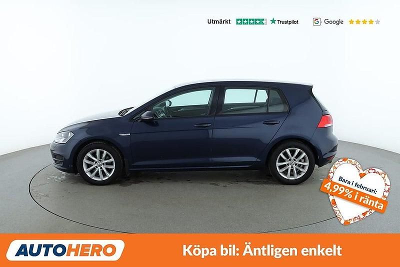 Begagnad VW Golf VII 112 HK (82 kW) 2014 Mörkblå Halvkombi