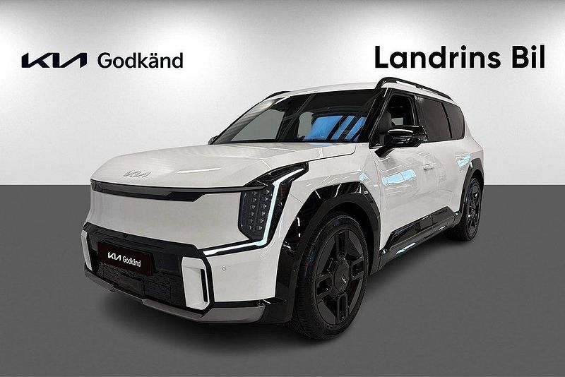 Vit Begagnad 2023 Kia EV9 3 SUV | 758 300 kr (Bra pris) - Bild 1/4