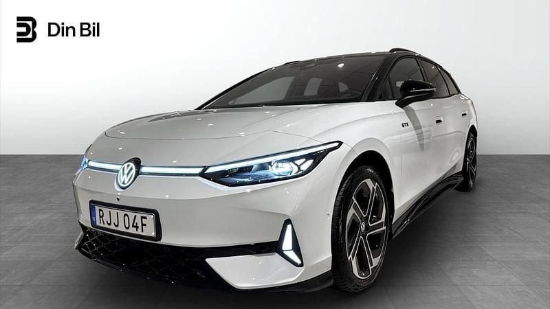 Vit Begagnad 2024 VW ID.7 GTX Kombi | 539 500 kr (Bra pris) - Bild 1/4