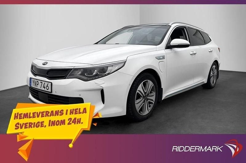 Begagnad Kia Optima Advance 205 HK (150 kW) 2018 Vit Kombi