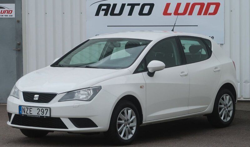 Vit Begagnad 2014 Seat Ibiza Style Halvkombi | 55 000 kr (Marknadspris) - Bild 1/4