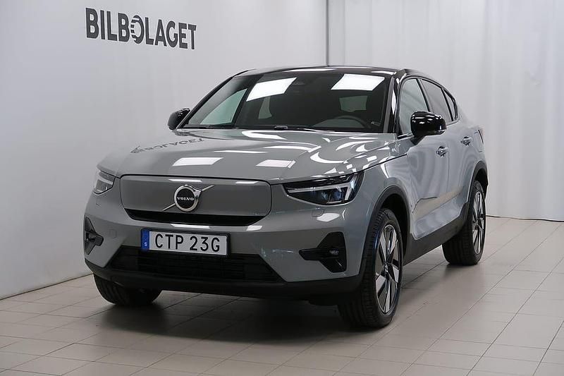 Grå Begagnad 2024 Volvo EC40 Single Motor Extended Range SUV | 479 500 kr (Dyr) - Bild 1/4