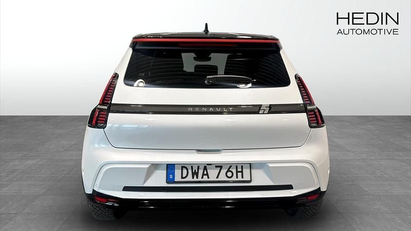 Ny Renault 5 E-Tech Iconic 110 kW (150 HK) 2025 Vit Halvkombi