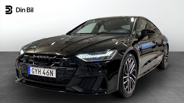 Brilliantsvart Begagnad 2024 Audi A7 Sportback Halvkombi | 719 000 kr - Bild 1/4