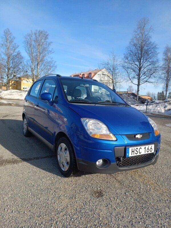 Blå Begagnad 2009 Chevrolet Matiz Halvkombi | 17 000 kr (Marknadspris) - Bild 1/4