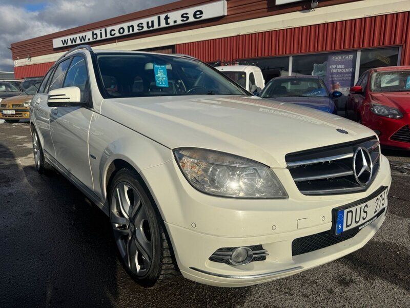 Vit Begagnad 2010 Mercedes C250 Avantgarde Kombi | 78 895 kr - Bild 1/4