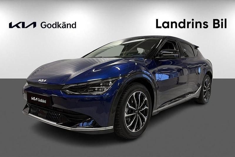 Blå Begagnad 2024 Kia EV6 SUV | 485 300 kr (Bra pris) - Bild 1/4