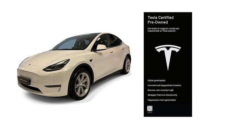 Begagnad Tesla Model Y Long Range AWD 378 kW (514 HK) 2022 Vit SUV
