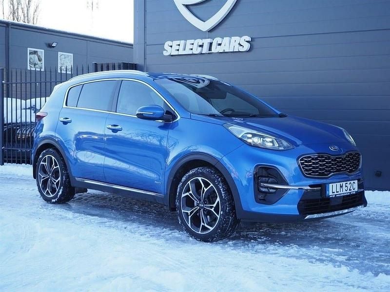 Blå Begagnad 2019 Kia Sportage GT-Line SUV | 249 900 kr (Marknadspris) - Bild 1/4