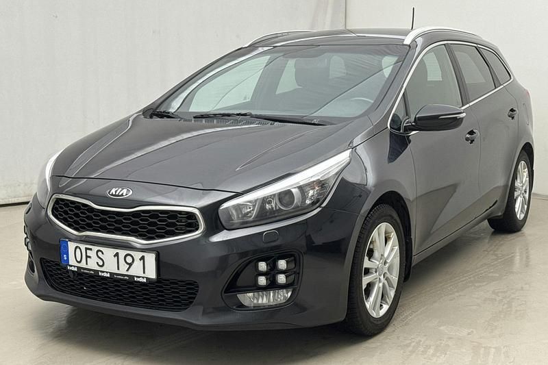 Svart Begagnad 2016 Kia Ceed Sportswagon GT-Line Kombi | 95 000 kr (Superpris) - Bild 1/4