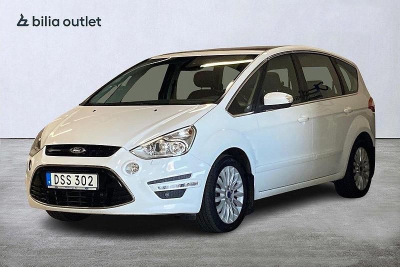 Vit Begagnad 2014 Ford S-MAX S Minibuss | 74 900 kr (Superpris) - Bild 1/3