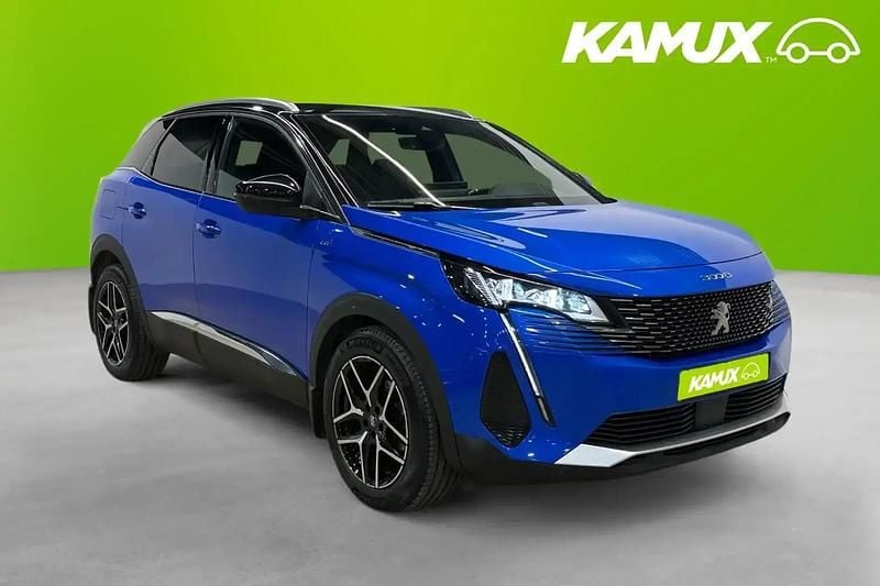 Blå Begagnad 2021 Peugeot 3008 SUV | 238 800 kr (Marknadspris) - Bild 1/4