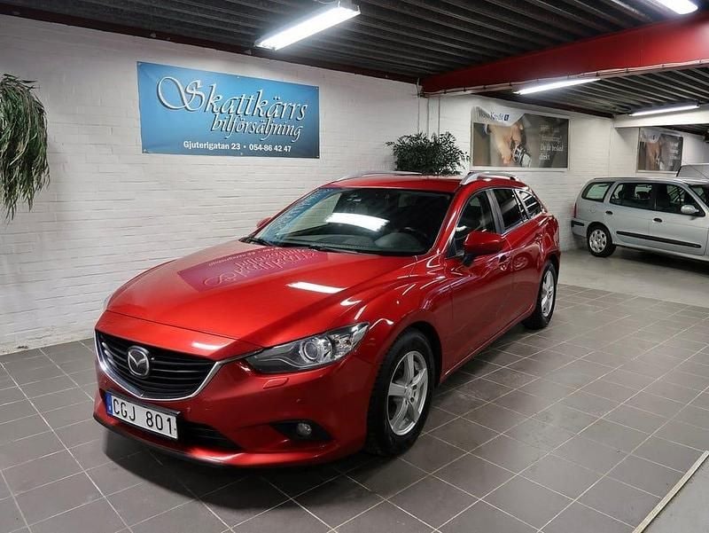 Röd Begagnad 2012 Mazda 6 Kombi | 85 000 kr (Marknadspris) - Bild 1/4