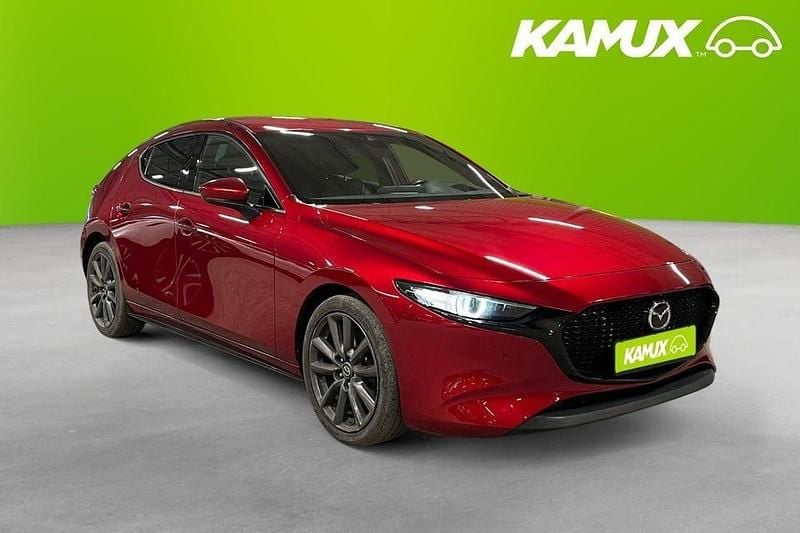 Begagnad Mazda 3 180 HK (132 kW) 2020 Röd Halvkombi