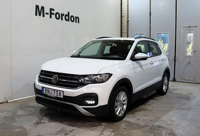 Vit Begagnad 2020 VW T-Cross S SUV | 139 900 kr (Marknadspris) - Bild 1/4