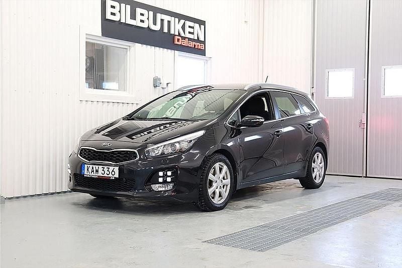 Svart Begagnad 2016 Kia Ceed Sportswagon GT-Line Kombi | 134 500 kr (Marknadspris) - Bild 1/4