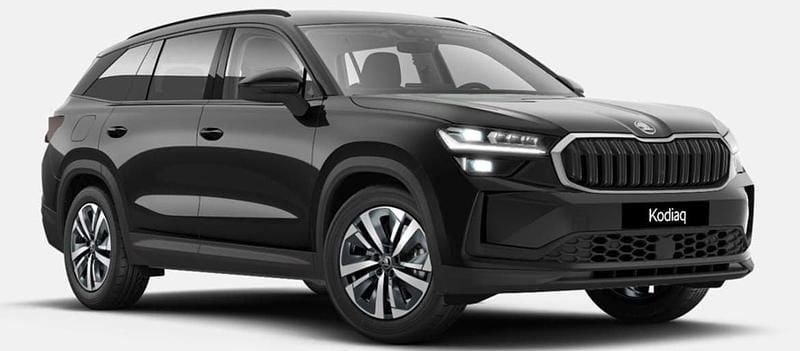 Svart Ny 2025 Skoda Kodiaq Business Line SUV | 454 300 kr - Bild 1/3