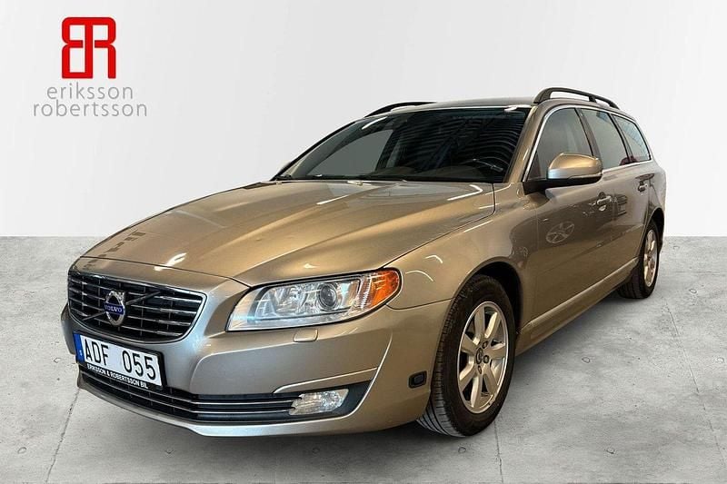 Ljusbrun (brun) Begagnad 2014 Volvo V70 Momentum Kombi | 119 900 kr (Marknadspris) - Bild 1/4