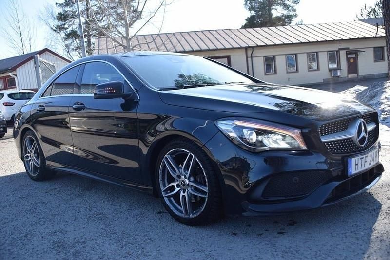 Begagnad Mercedes CLA200 AMG line 156 HK (114 kW) 2018 Svart