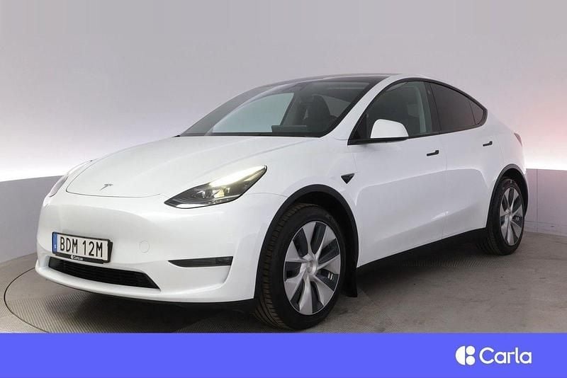 Svart Begagnad 2022 Tesla Model Y Long Range AWD SUV | 425 900 kr (Lite dyr) - Bild 1/4