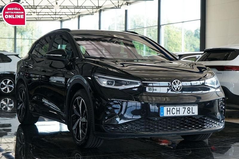 Svart Begagnad 2023 VW ID.4 GTX SUV | 399 500 kr (Superpris) - Bild 1/4