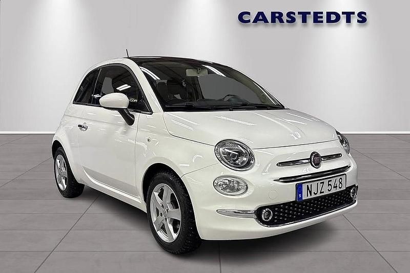 Vit Begagnad 2016 Fiat 500 Lounge Halvkombi | 94 900 kr (Marknadspris) - Bild 1/4