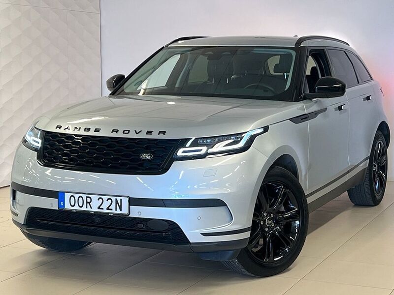 Grå (hakuba silver metallic) Begagnad 2021 Land Rover Range Rover Velar Black Edition SUV | 399 000 kr (Superpris) - Bild 1/4