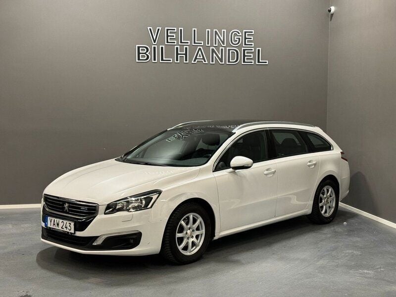 Vit Begagnad 2015 Peugeot 508 Kombi | 79 900 kr (Marknadspris) - Bild 1/4