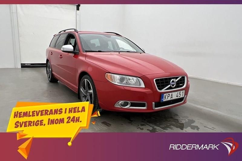 Röd Begagnad 2010 Volvo V70 R-Design Kombi | 114 800 kr (Dyr) - Bild 1/3