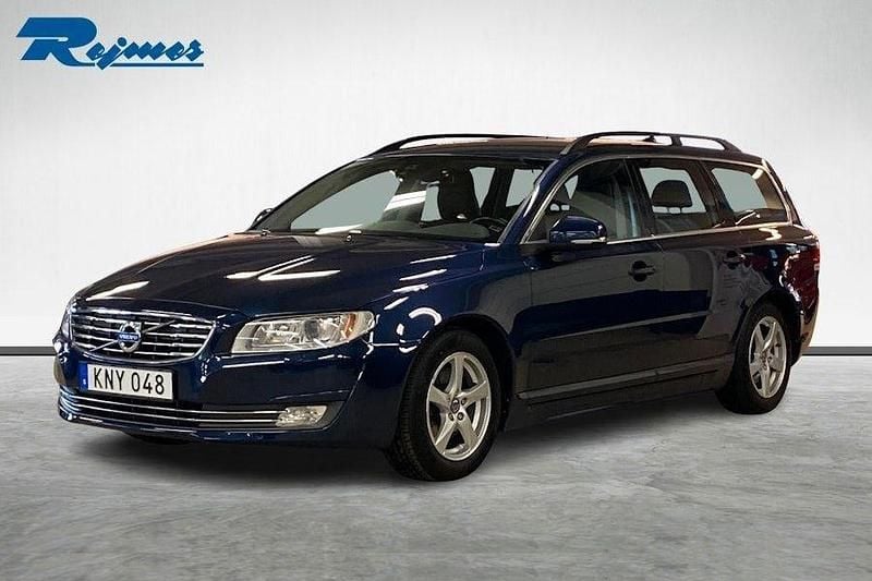 Blå Begagnad 2014 Volvo V70 Momentum Kombi | 109 800 kr (Marknadspris) - Bild 1/4