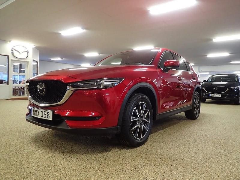 Begagnad Mazda CX-5 Optimum 194 HK (142 kW) 2018 Soul red crystal mica metallic SUV