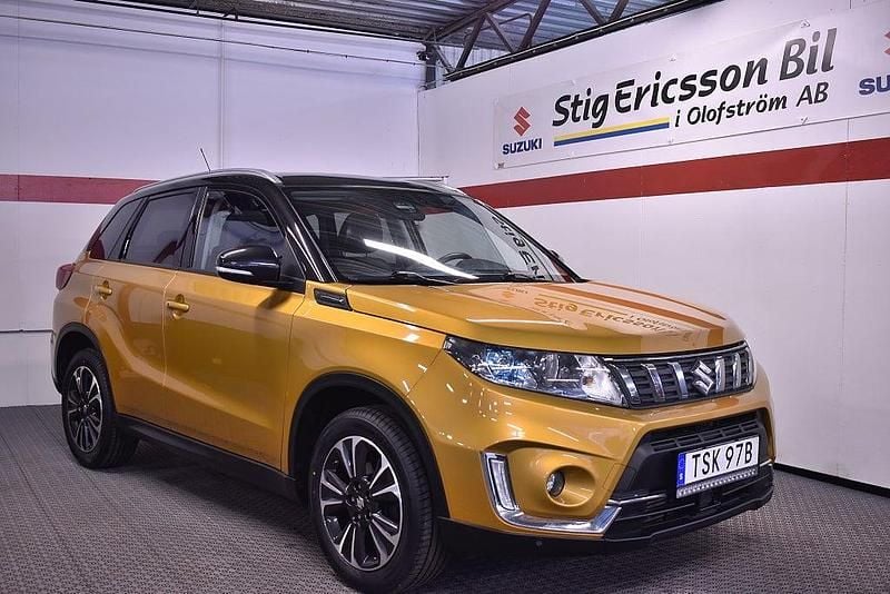 Begagnad Suzuki Vitara 140 HK (102 kW) 2019 Gul SUV