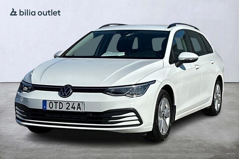 Vit Begagnad 2022 VW Golf VIII Kombi | 149 900 kr (Marknadspris) - Bild 1/3