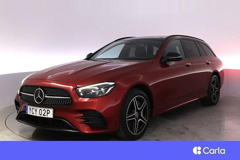 Röd Begagnad 2022 Mercedes E300 AMG Kombi | 444 900 kr (Marknadspris) - Bild 1/4