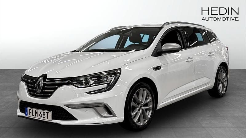 Vit (white) Begagnad 2020 Renault Mégane GT Line GT-Line Kombi | 139 900 kr (Marknadspris) - Bild 1/4