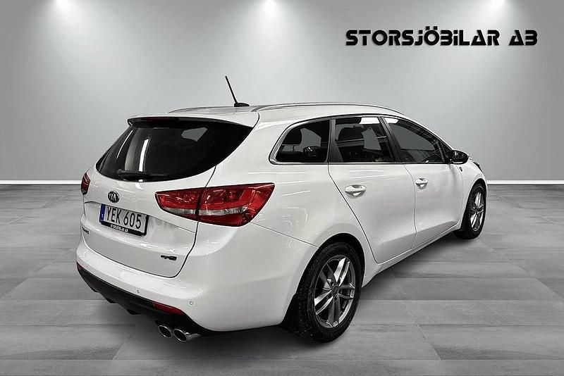 Begagnad Kia Ceed Sportswagon GT-Line 136 HK (100 kW) 2016 Vit Kombi