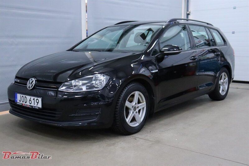 Begagnad VW Golf VII Style 111 HK (81 kW) 2015 Svart Kombi