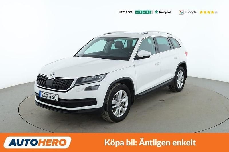 Vit Begagnad 2017 Skoda Kodiaq Style SUV | 218 000 kr (Marknadspris) - Bild 1/4