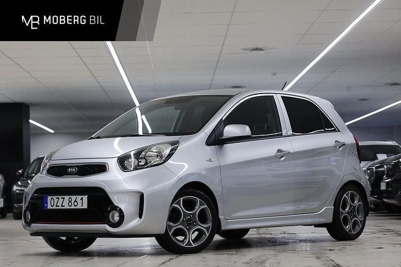 Grå Begagnad 2016 Kia Picanto Halvkombi | 79 900 kr (Marknadspris) - Bild 1/3